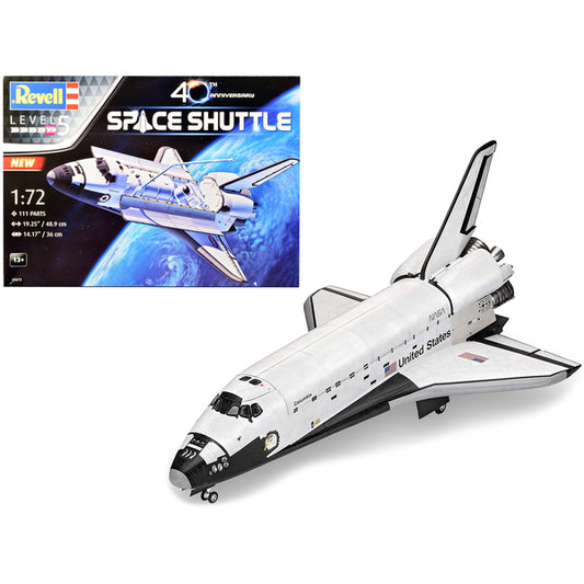 Level 5 Model Kit NASA Space Shuttle 40th Anniversary 1/72 Scale Model by Revell