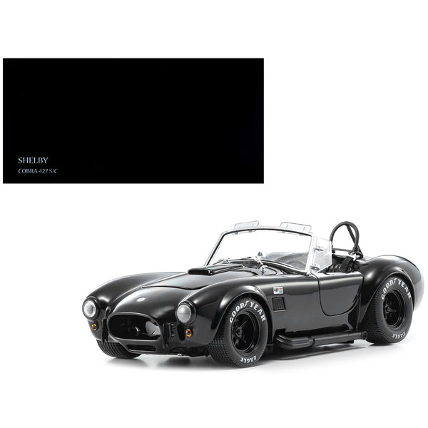 Shelby Cobra 427 S/C Black 1/18 Diecast Model Car by Kyosho