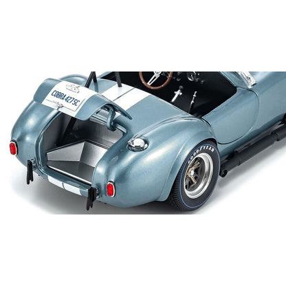 Shelby Cobra 427 S/C Sapphire Blue Metallic with White Stripes 1/18 Diecast Model Car by Kyosho