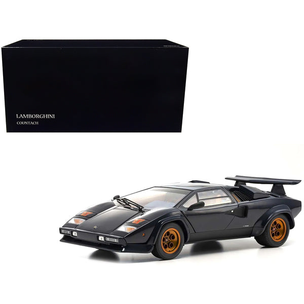 Lamborghini Countach Walter Wolf 3 Dark Blue 1/18 Diecast Model Car by Kyosho