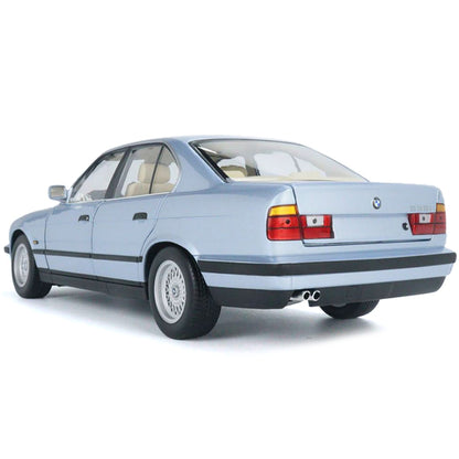 1988 BMW 535i (E34) Light Blue Metallic 1/18 Diecast Model Car by Minichamps