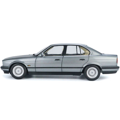 1988 BMW 535i (E34) Gray Metallic 1/18 Diecast Model Car by Minichamps