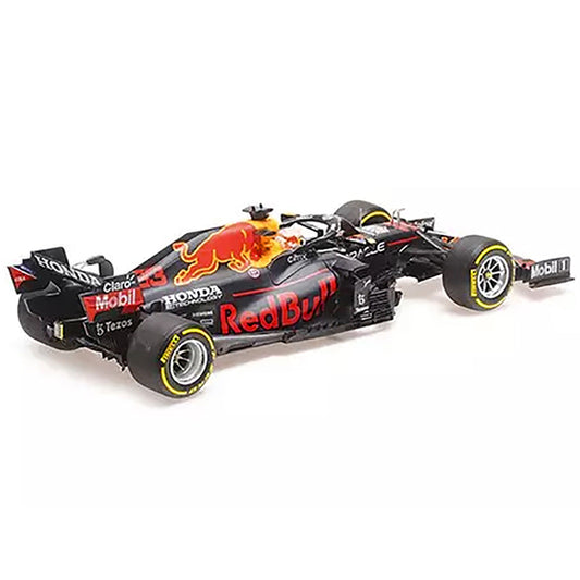 Honda Red Bull Racing RB16B #33 Max Verstappen "Oracle" Winner F1 Formula One Mexico GP (2021) with Driver Limited Edition to 1108 pieces Worldwide 1/18 Diecast Model Car by Minichamps