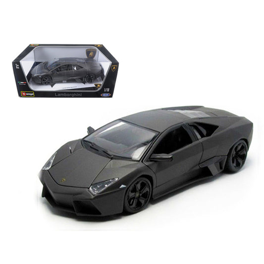 Lamborghini Reventon Dark Matt Gray 1/18 Diecast Model Car by Bburago