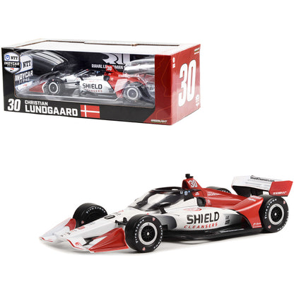 Dallara IndyCar #30 Christian Lundgaard "Shield Cleansers" Rahal Letterman Lanigan Racing (Road Course Configuration) "NTT IndyCar Series" (2022) 1/18 Diecast Model Car by Greenlight