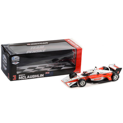 Dallara IndyCar #3 Scott McLaughlin "Odyssey Battery" Team Penske (Road Course Configuration) "NTT IndyCar Series" (2022) 1/18 Diecast Model Car by Greenlight