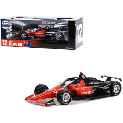 Dallara IndyCar #12 Will Power "Verizon" Team Penske "NTT IndyCar Series" (2023) 1/18 Diecast Model Car by Greenlight