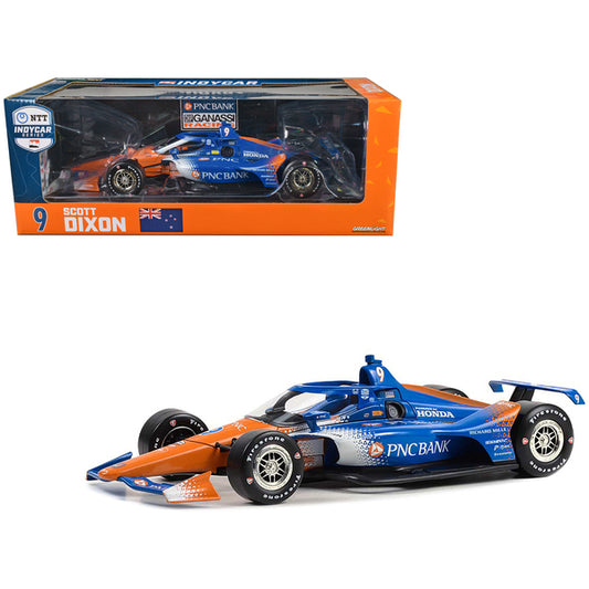 Dallara IndyCar #9 Scott Dixon "PNC Bank" Chip Ganassi Racing "NTT IndyCar Series" (2023) 1/18 Diecast Model Car by Greenlight