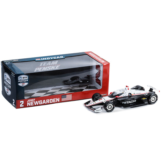 Dallara IndyCar #2 Josef Newgarden "Hitachi" Team Penske "NTT IndyCar Series" (2023) 1/18 Diecast Model Car by Greenlight