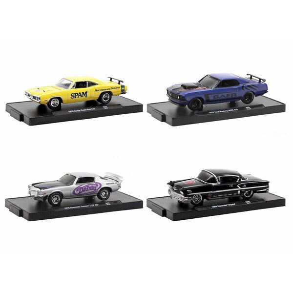 "Auto-Drivers" Set of 4 pieces in Blister Packs Release 89 Limited Edition to 9600 pieces Worldwide 1/64 Diecast Model Cars by M2 Machines