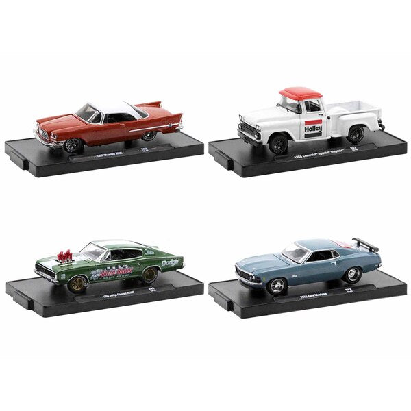 "Auto-Drivers" Set of 4 pieces in Blister Packs Release 92 Limited Edition to 9600 pieces Worldwide 1/64 Diecast Model Cars by M2 Machines