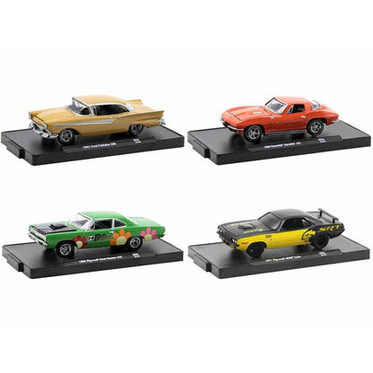 "Auto-Drivers" Set of 4 pieces in Blister Packs Release 93 Limited Edition to 9600 pieces Worldwide 1/64 Diecast Model Cars by M2 Machines