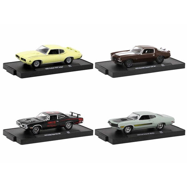 "Auto-Drivers" Set of 4 pieces in Blister Packs Release 95 Limited Edition to 9600 pieces Worldwide 1/64 Diecast Model Cars by M2 Machines