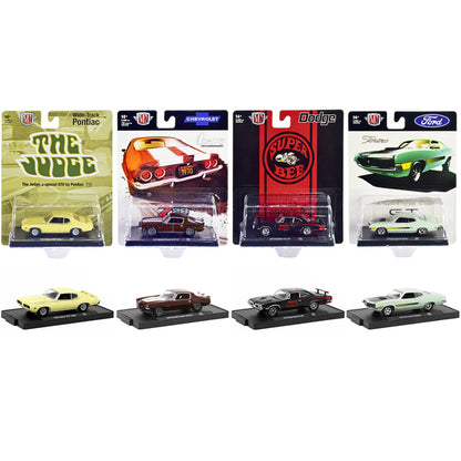 "Auto-Drivers" Set of 4 pieces in Blister Packs Release 95 Limited Edition to 9600 pieces Worldwide 1/64 Diecast Model Cars by M2 Machines