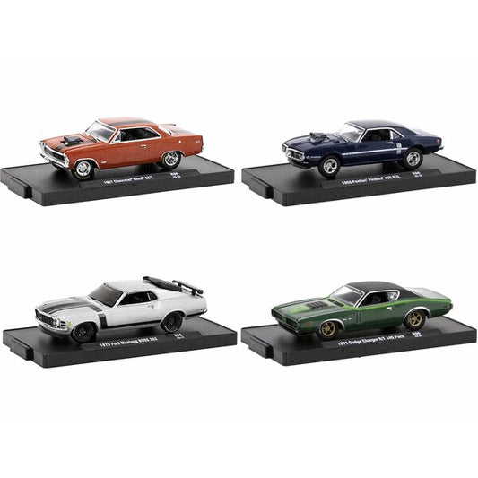 "Auto-Drivers" Set of 4 pieces in Blister Packs Release 96 Limited Edition to 9600 pieces Worldwide 1/64 Diecast Model Cars by M2 Machines