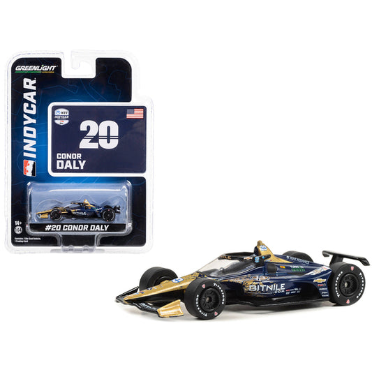 Dallara IndyCar #20 Conor Daly / Ed Carpenter Racing Bitnile "NTT IndyCar Series" (2023) 1/64 Diecast Model Car by Greenlight