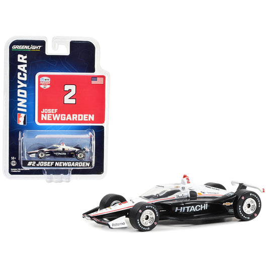 Dallara IndyCar #2 Josef Newgarden "Hitachi" Team Penske "NTT IndyCar Series" (2023) 1/64 Diecast Model Car by Greenlight