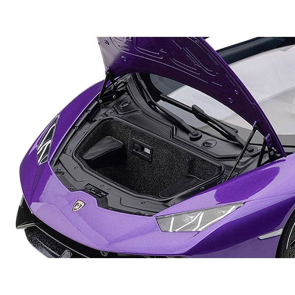 Lamborghini Huracan Performante Viola Pasifae / Pearl Purple with Black Wheels 1/12 Model Car by Autoart