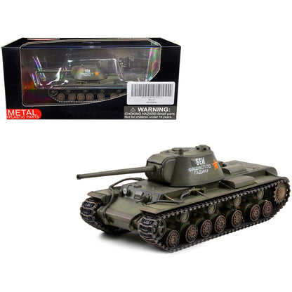 Soviet Kliment Voroshilov KV-3 Heavy Tank Summer Camouflage 1/72 Diecast Model by Panzerkampf