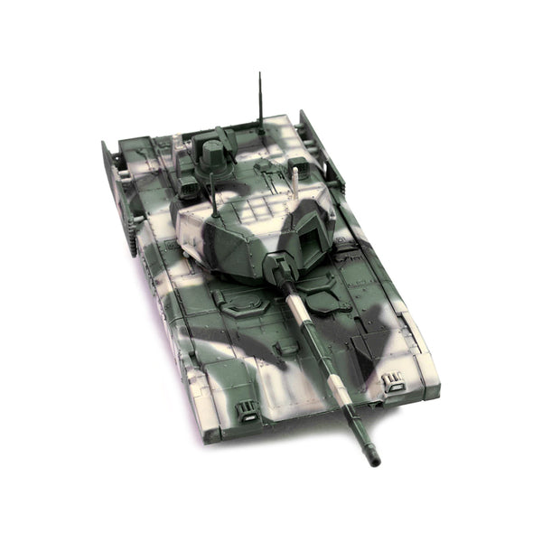 Russian T14 Armata MBT (Main Battle Tank) Multi-Woodland Camouflage "Armor Premium" Series 1/72 Diecast Model by Panzerkampf