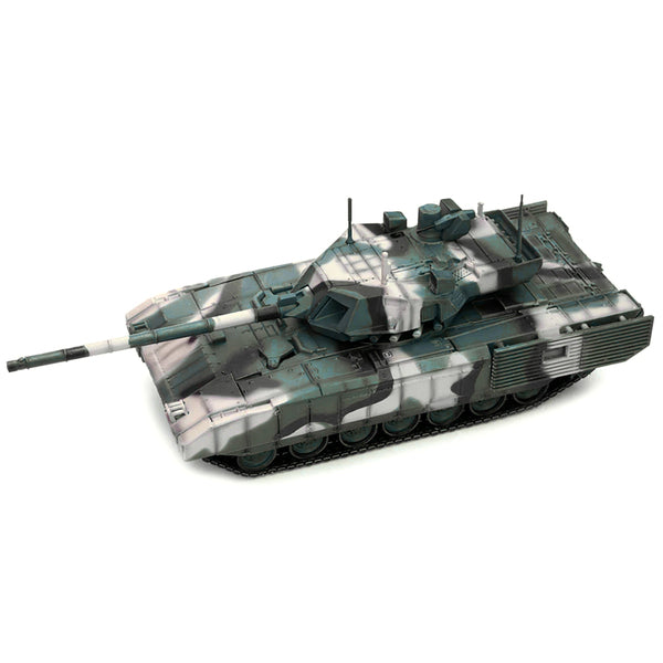 Russian T14 Armata MBT (Main Battle Tank) Multi-Woodland Camouflage "Armor Premium" Series 1/72 Diecast Model by Panzerkampf