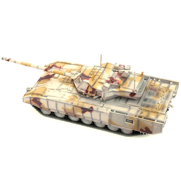 Russian T14 Armata MBT (Main Battle Tank) Multi-Desert Camouflage "Armor Premium" Series 1/72 Diecast Model by Panzerkampf