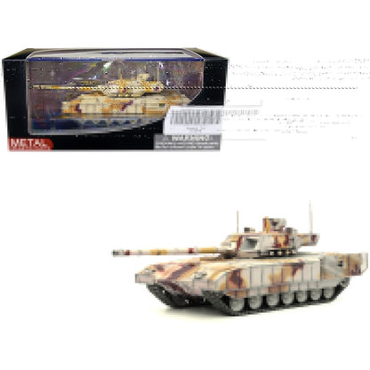 Russian T14 Armata MBT (Main Battle Tank) Multi-Desert Camouflage "Armor Premium" Series 1/72 Diecast Model by Panzerkampf