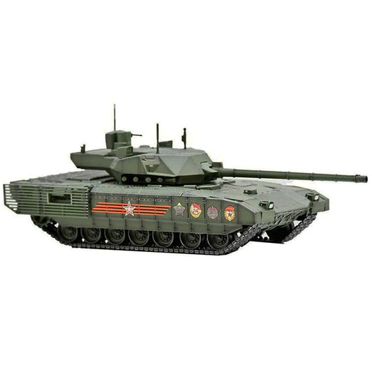 Russian T14 Armata MBT (Main Battle Tank) Green Camouflage "Armor Premium" Series 1/72 Diecast Model by Panzerkampf