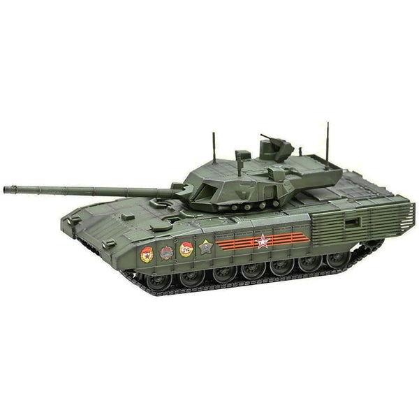 Russian T14 Armata MBT (Main Battle Tank) Green Camouflage "Armor Premium" Series 1/72 Diecast Model by Panzerkampf