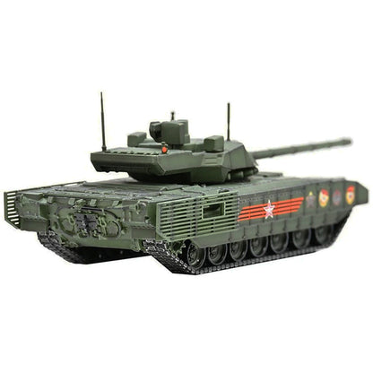 Russian T14 Armata MBT (Main Battle Tank) Green Camouflage "Armor Premium" Series 1/72 Diecast Model by Panzerkampf