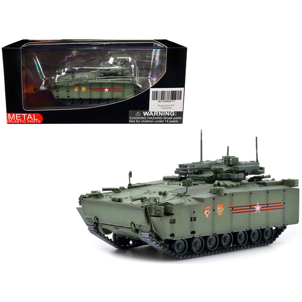 Russian (Object 695) Kurganets-25 Infantry Fighting Vehicle with Four Kornet-EM Guided Missiles - Moscow Victory Day Parade 1/72 Diecast Model by Panzerkampf