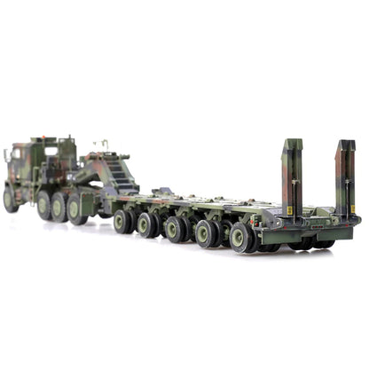 M1070 Heavy Equipment Transporter Army Camouflage "Armor Premium" Series 1/72 Diecast Model by Panzerkampf