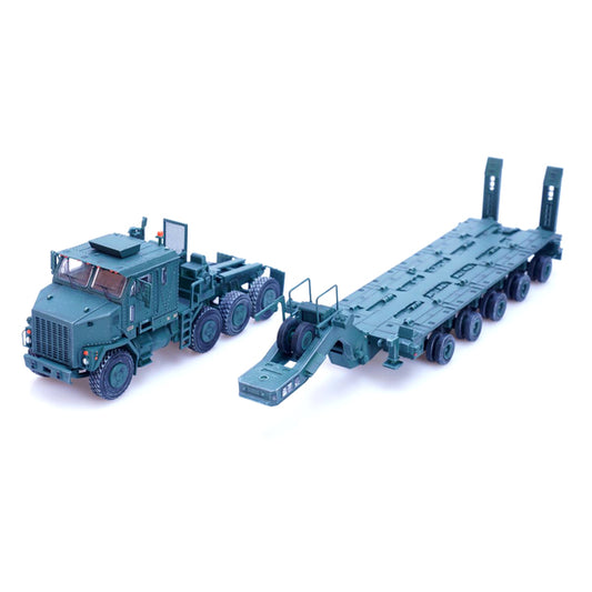 M1070 Heavy Equipment Transporter Army Green "Armor Premium" Series 1/72 Diecast Model by Panzerkampf