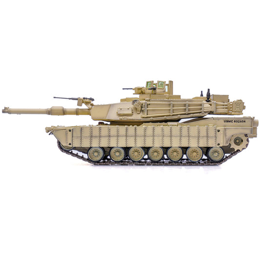 M1A1 TUSK (Tank Urban Survival Kit) "1st Tank Battalion 1st Marines Division U.S. Marine Corps" "Armor Premium" Series 1/72 Diecast Model by Panzerkampf