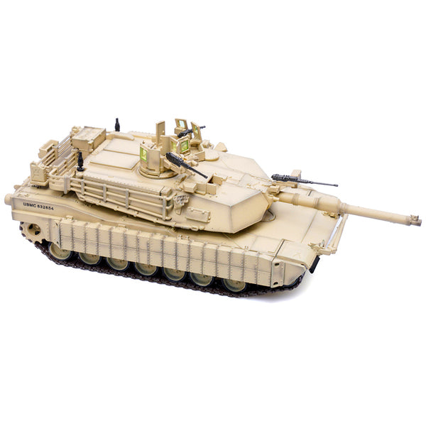 M1A1 TUSK (Tank Urban Survival Kit) "1st Tank Battalion 1st Marines Division U.S. Marine Corps" "Armor Premium" Series 1/72 Diecast Model by Panzerkampf