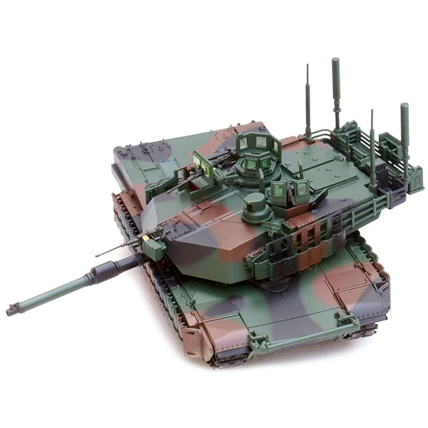 General Dynamics M1A2 Abrams TUSK II MBT (Main Battle Tank) NATO Camouflage "Armor Premium" Series 1/72 Diecast Model by Panzerkampf