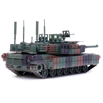 General Dynamics M1A2 Abrams TUSK II MBT (Main Battle Tank) NATO Camouflage "Armor Premium" Series 1/72 Diecast Model by Panzerkampf