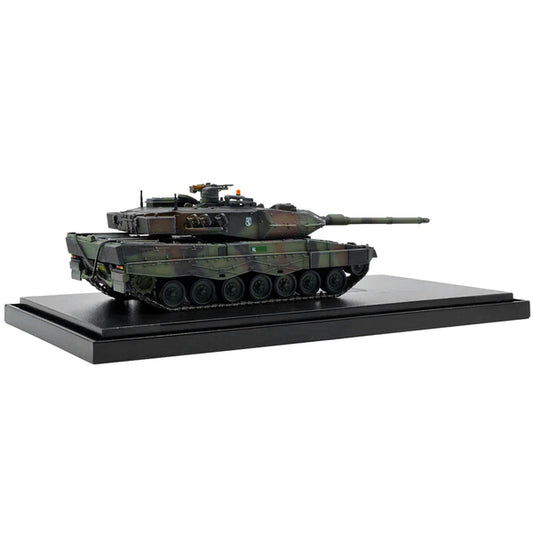 Dutch Royal Netherlands Army Leopard 2A6NL Main Battle Tank  Woodland Camouflage 1/72 Diecast Model by Panzerkampf