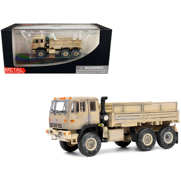 M1083 MTV (Medium Tactical Vehicle) Standard Cargo Truck Desert Camouflage "US Army" "Armor Premium" Series 1/72 Diecast Model by Panzerkampf