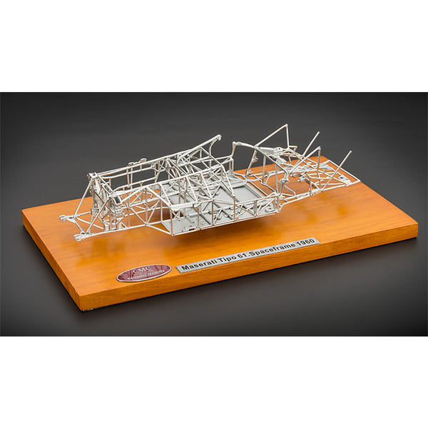 1960 Maserati Tipo 61 Birdcage Spaceframe 1/18 Diecast Model by CMC