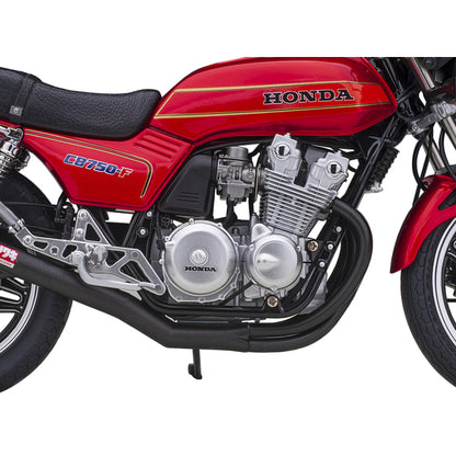 Honda CB750F Motorcycle Red with Helmet "Baribari Legend" (1986) OVA 1/12 Model by Autoart