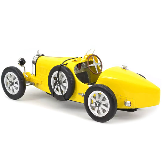 1925 Bugatti T35 Yellow 1/12 Diecast Model Car by Norev