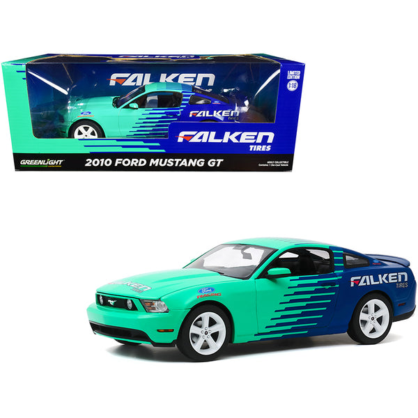 2010 Ford Mustang GT "Falken Tires" 1/18 Diecast Model Car by Greenlight