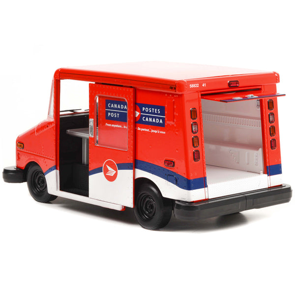 Canada Post LLV Long-Life Postal Delivery Vehicle Red and White 1/18 Diecast Model Car by Greenlight