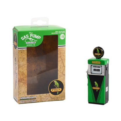 1951 Wayne 505 Gas Pump "Polly Gas" Green and Black "Vintage Gas Pumps" Series 13 1/18 Diecast Model by Greenlight