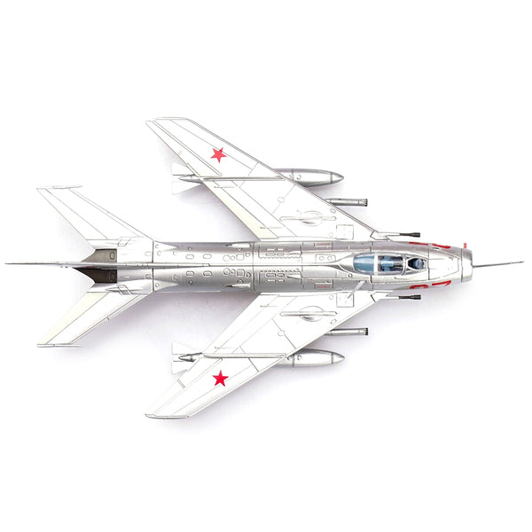 Mikoyan-Gurevich MiG-19S Farmer C Fighter Plane "Voyenno Vozdushnye Sily (Soviet Air Force Red 37)" "Wing" Series 1/72 Diecast Model by Panzerkampf