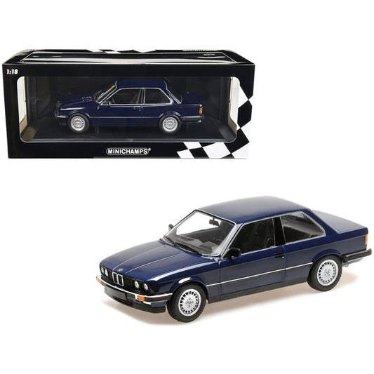 1982 BMW 323i Saturn Blue 1/18 Diecast Model Car by Minichamps