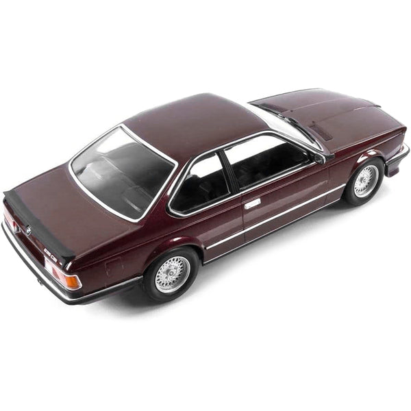 1982 BMW 635 CSi Red Metallic 1/18 Diecast Model Car by Minichamps