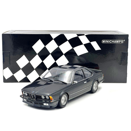 1982 BMW 635 CSi Gray Metallic 1/18 Diecast Model Car by Minichamps