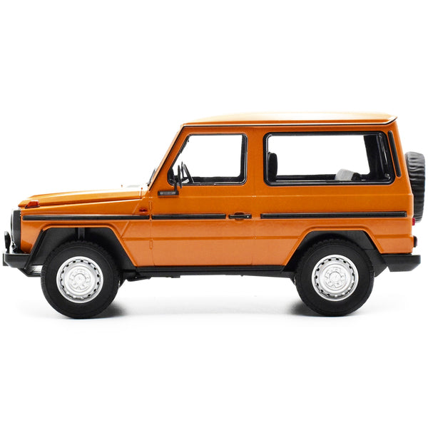 1980 Mercedes-Benz G-Model (SWB) Orange with Black Stripes Limited Edition to 504 pieces Worldwide 1/18 Diecast Model Car by Minichamps